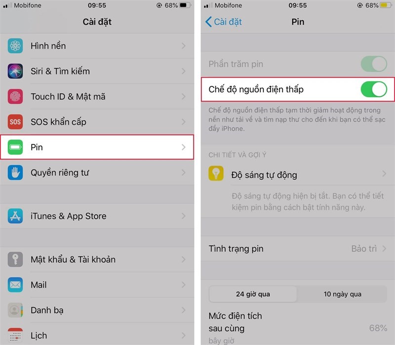 Tổng hợp những mẹo tiết kiệm pin cho Iphone hiệu quả nhất