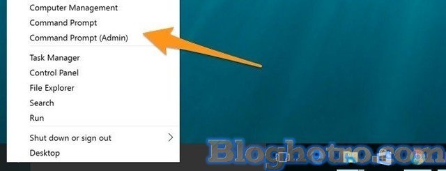 mo Command Prompt tren windows