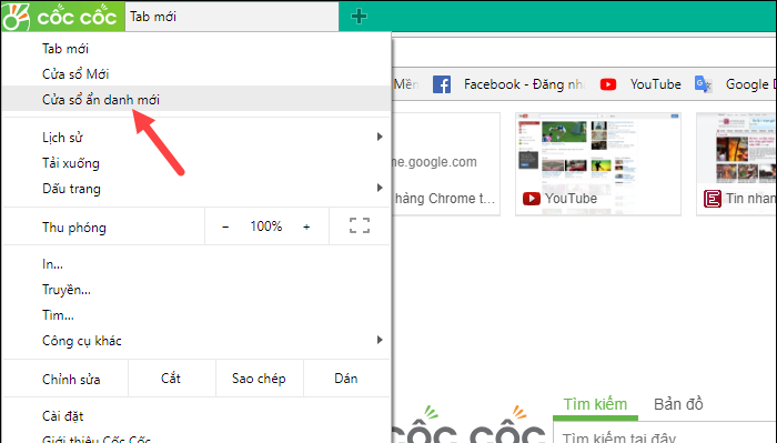 mo trinh duyet an danh tren coc coc