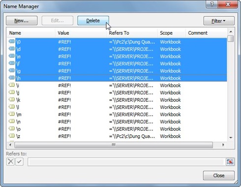 name conflict trong excel 3