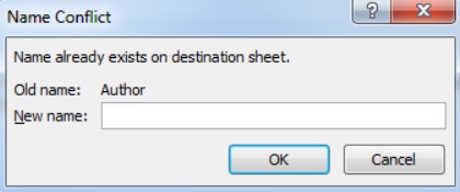 name conflict trong excel