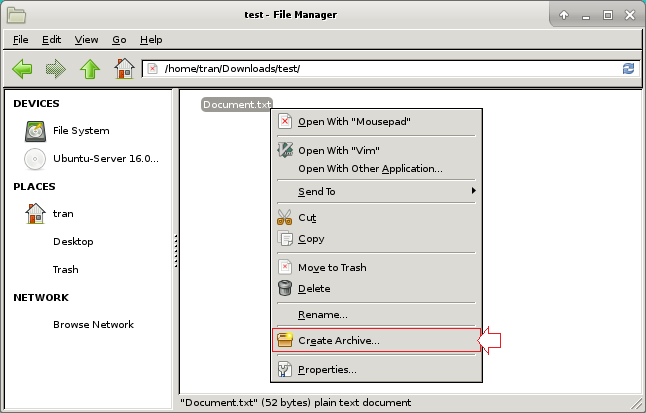 nen winrar tren linux sever