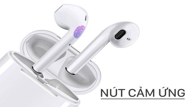 nut cam ung tren i12 tws