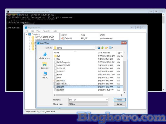 quen mat khau win 10 4