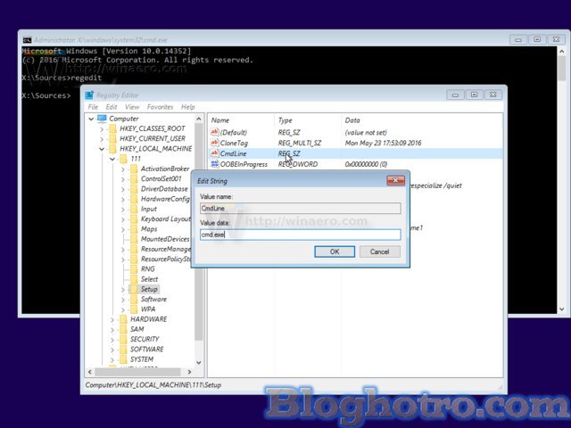 quen mat khau win 10 6
