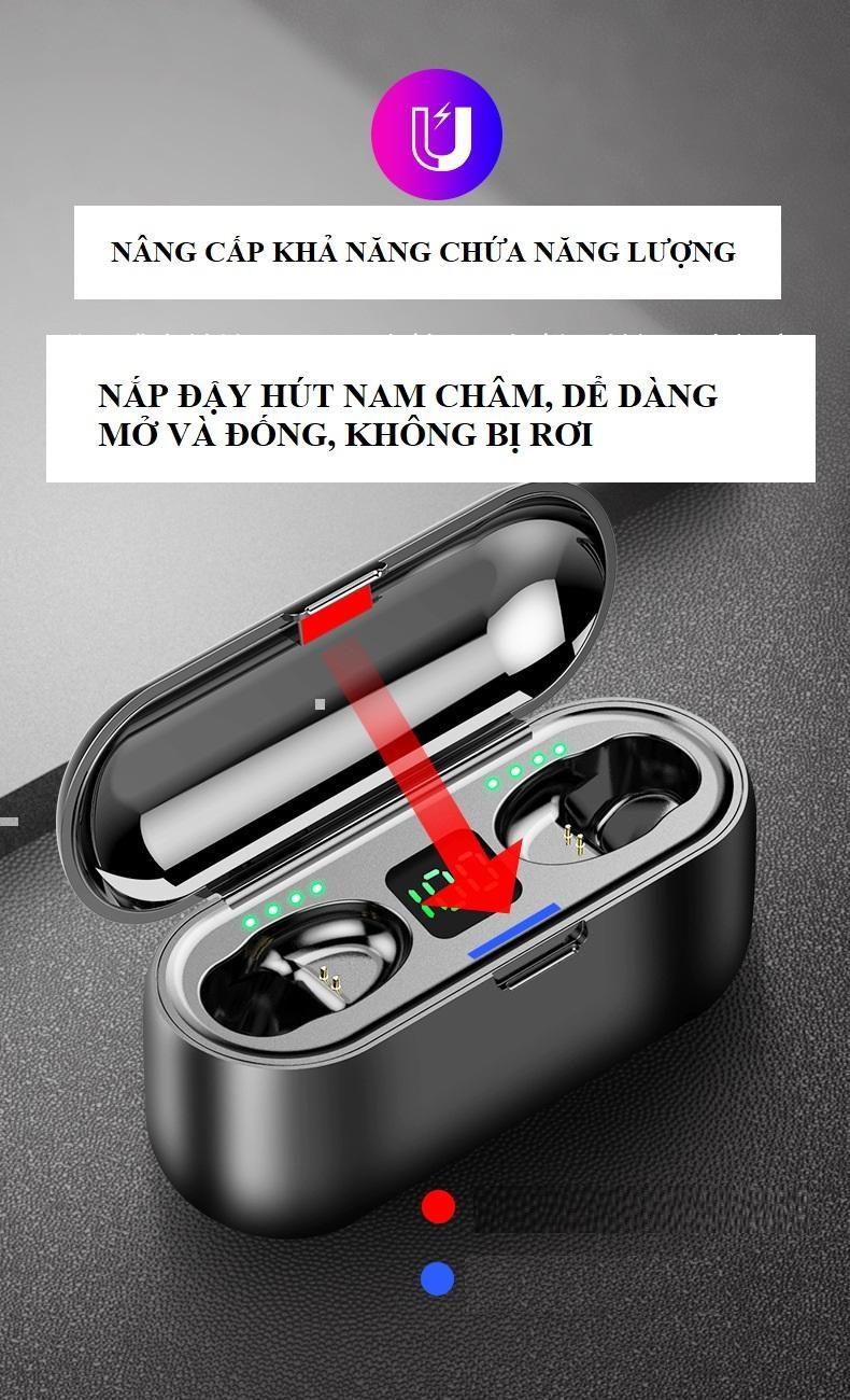 review tai nghe Bluetooth Amoi F9 2