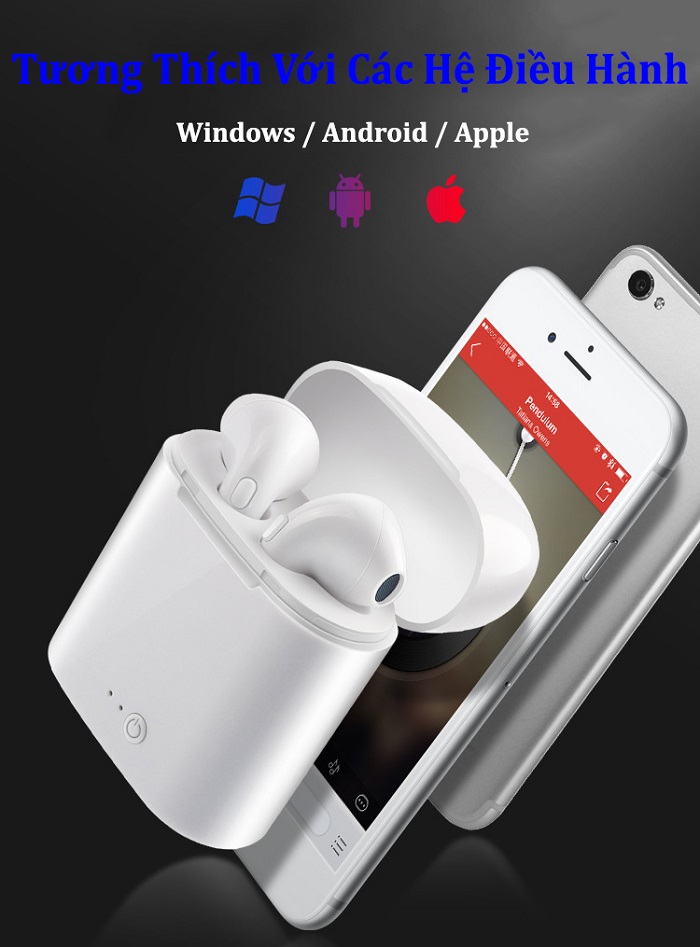 Ảnh minh hoạ: tai nghe Bluetooth i7S (2)