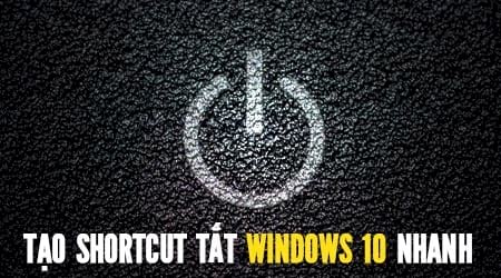 shortcut shutdown tren windows 10
