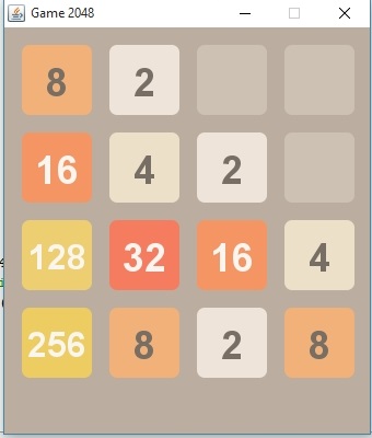 Source code đồ án Game 2048 bằng java