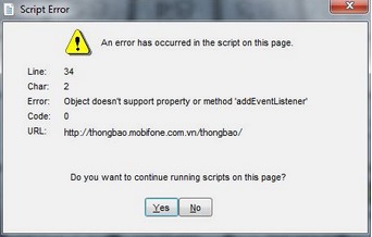 Nguyên nhân và cách khắc phục lỗi Script Error thường gặp trên máy tính windows 10/8/7