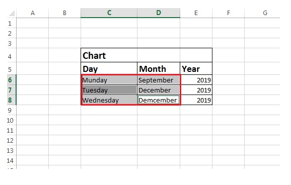 sua loi chinh ta trong excel 1