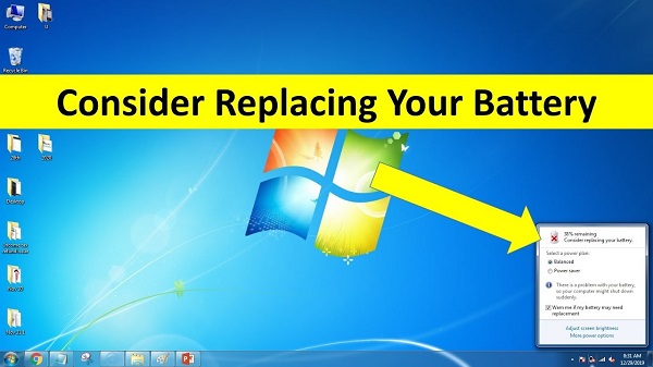 Lỗi "Consider replacing your battery" là gì? Nguyên nhân và cách khắc phục