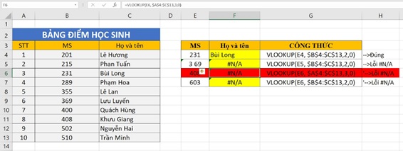 sua loi n-a trong excel 3
