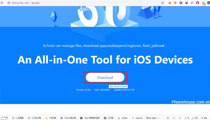 Ảnh minh hoạ: Cách tải phần mềm 3uTools