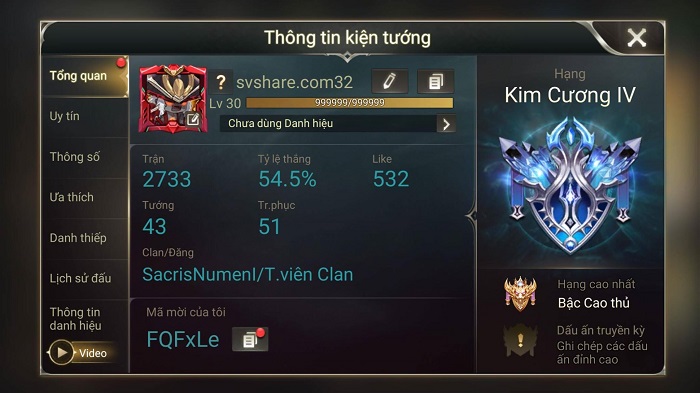 Ảnh minh hoạ: Cho nick liên quân có murad (3)