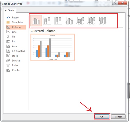 tao bieu do tren PowerPoint 12