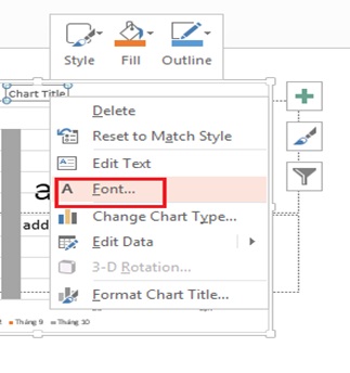tao bieu do tren PowerPoint 16