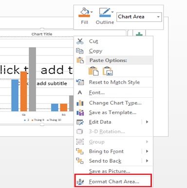 tao bieu do tren PowerPoint 18