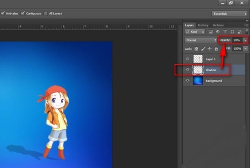 tao bong trong photoshop 12