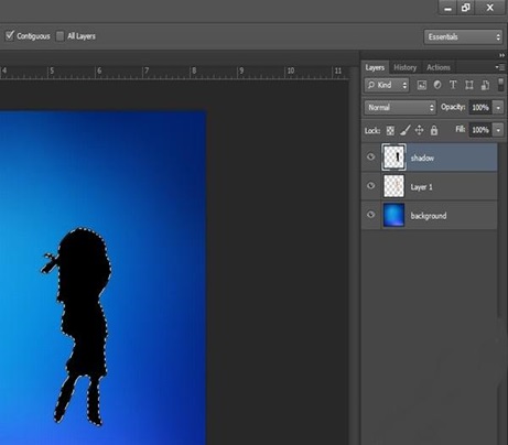 tao bong trong photoshop 8