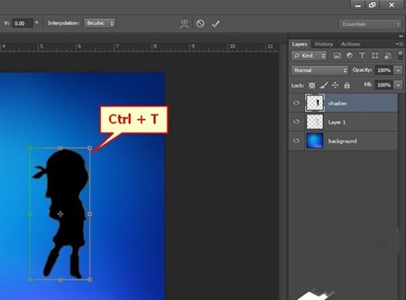 tao bong trong photoshop 9