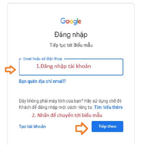 tao google form chuyen nghiep