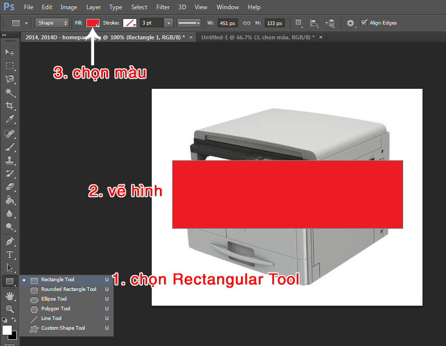 Ảnh minh hoạ: Tạo khung mơ trên hình ảnh bằng photoshop