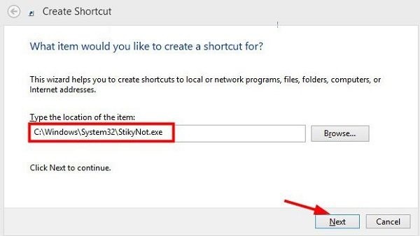 tao lot tat bang phan mem Sticky Notes 1