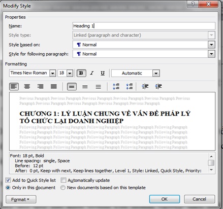 tao muc luc tu dong tren word 3