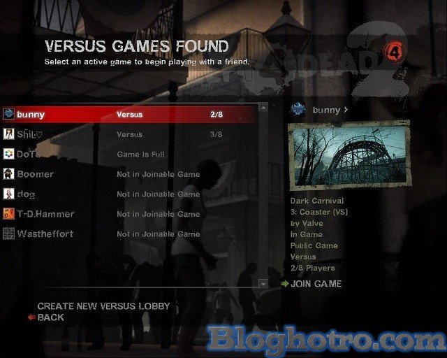 tao phong choi game left 4 dead 1