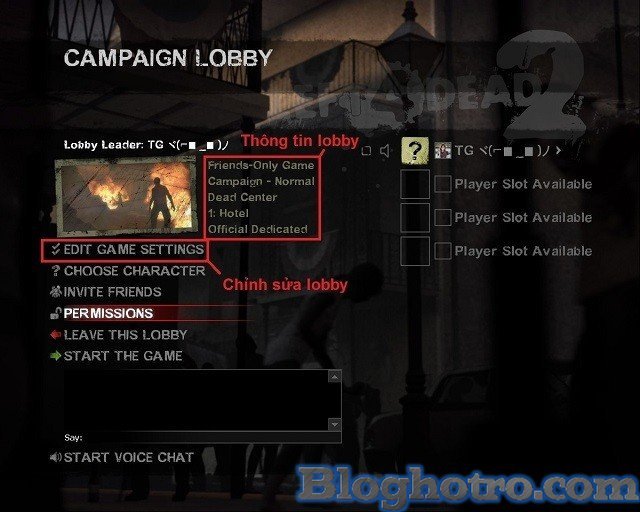 tao phong choi game left 4 dead 5