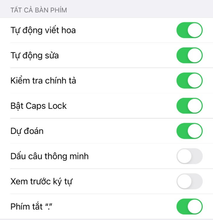 Ảnh minh hoạ: tắt gợi ý từ trên Iphone (5)