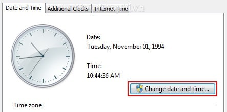 Ảnh minh hoạ: thay đổi thời gian trên máy tính windows 7 (2)
