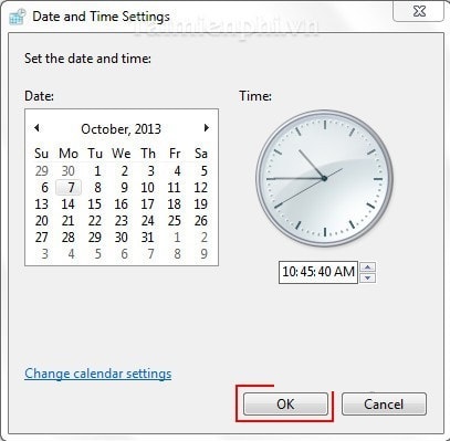 Ảnh minh hoạ: thay đổi thời gian trên máy tính windows 7 (3)