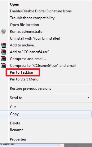 them bieu tuong taskbar win 7 1