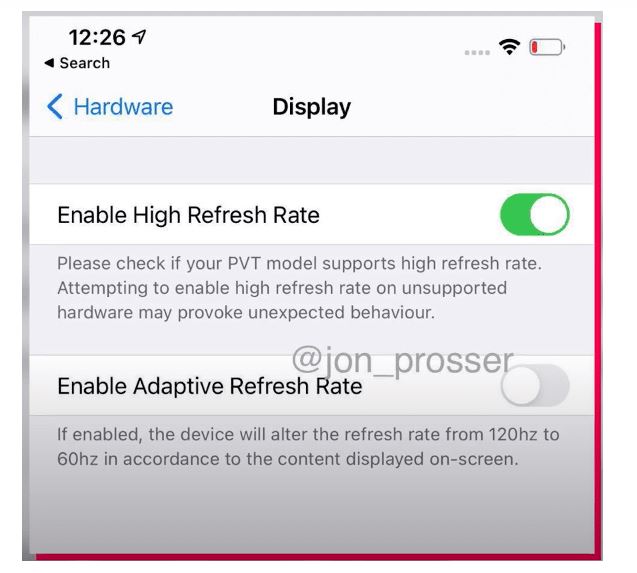 thong so man hinh dien thoai iphone 12