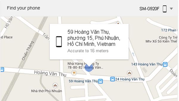 tim dien thoai bi mat qua google 1