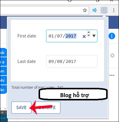 tim tin nhan cu tren facebook theo ngay 11