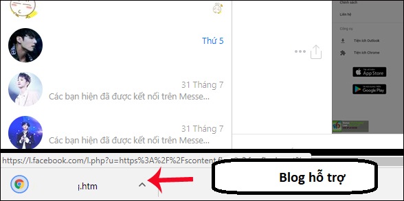 tim tin nhan cu tren facebook theo ngay 12