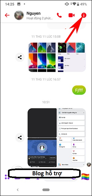 tim tin nhan cu tren facebook theo ngay 17