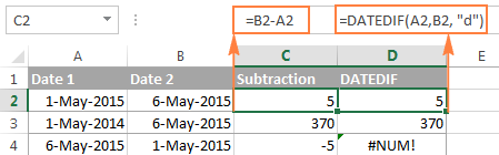 tinh ngay thang nam trong excel 4