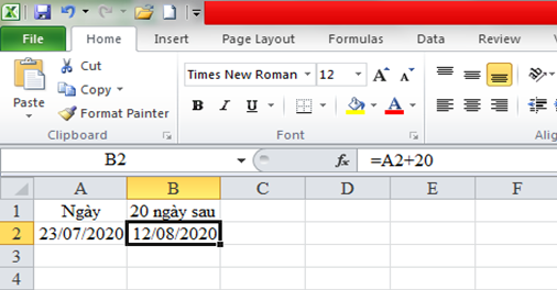 tinh ngay thang nam trong excel 5