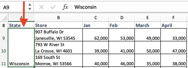tron o trong excel 3