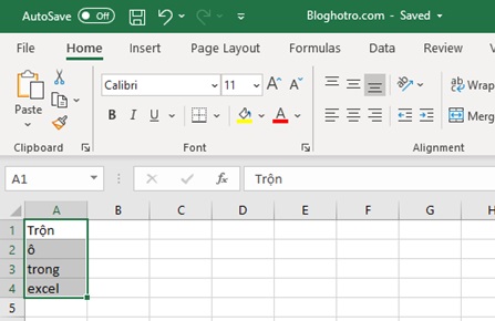 tron o trong excel 5