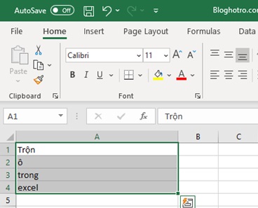 tron o trong excel 6
