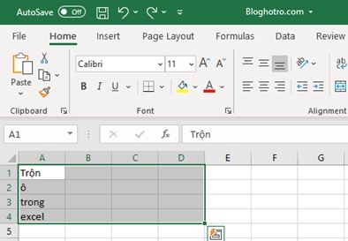 tron o trong excel 7