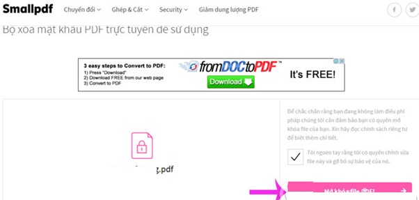 ung dung mo file pdf bi khoa 1