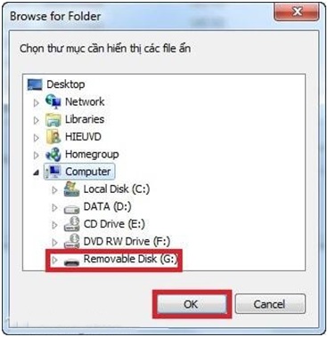 usb khong hien thi file 10