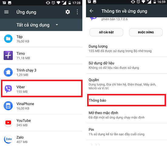 Ảnh minh hoạ: Viber không nhận được tin nhắn 4