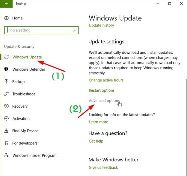 windows 10 khong update duoc 2